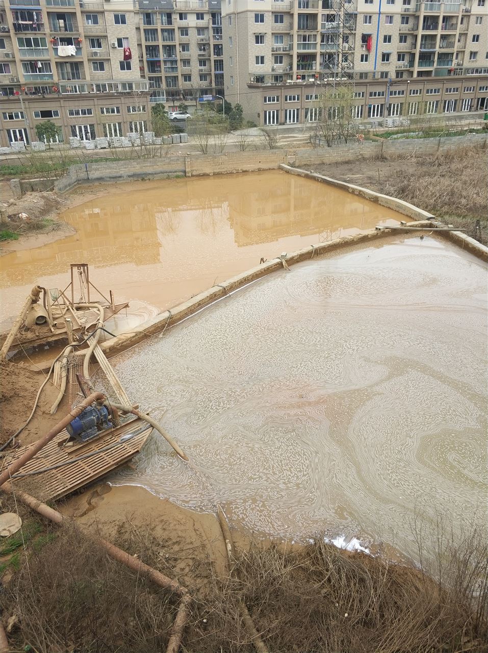 赣县沉淀池淤泥清理-厂区废水池淤泥清淤